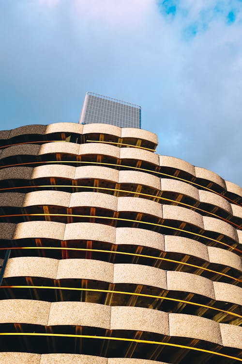 Low Angle Shot Facade Photography Under Blue Sky