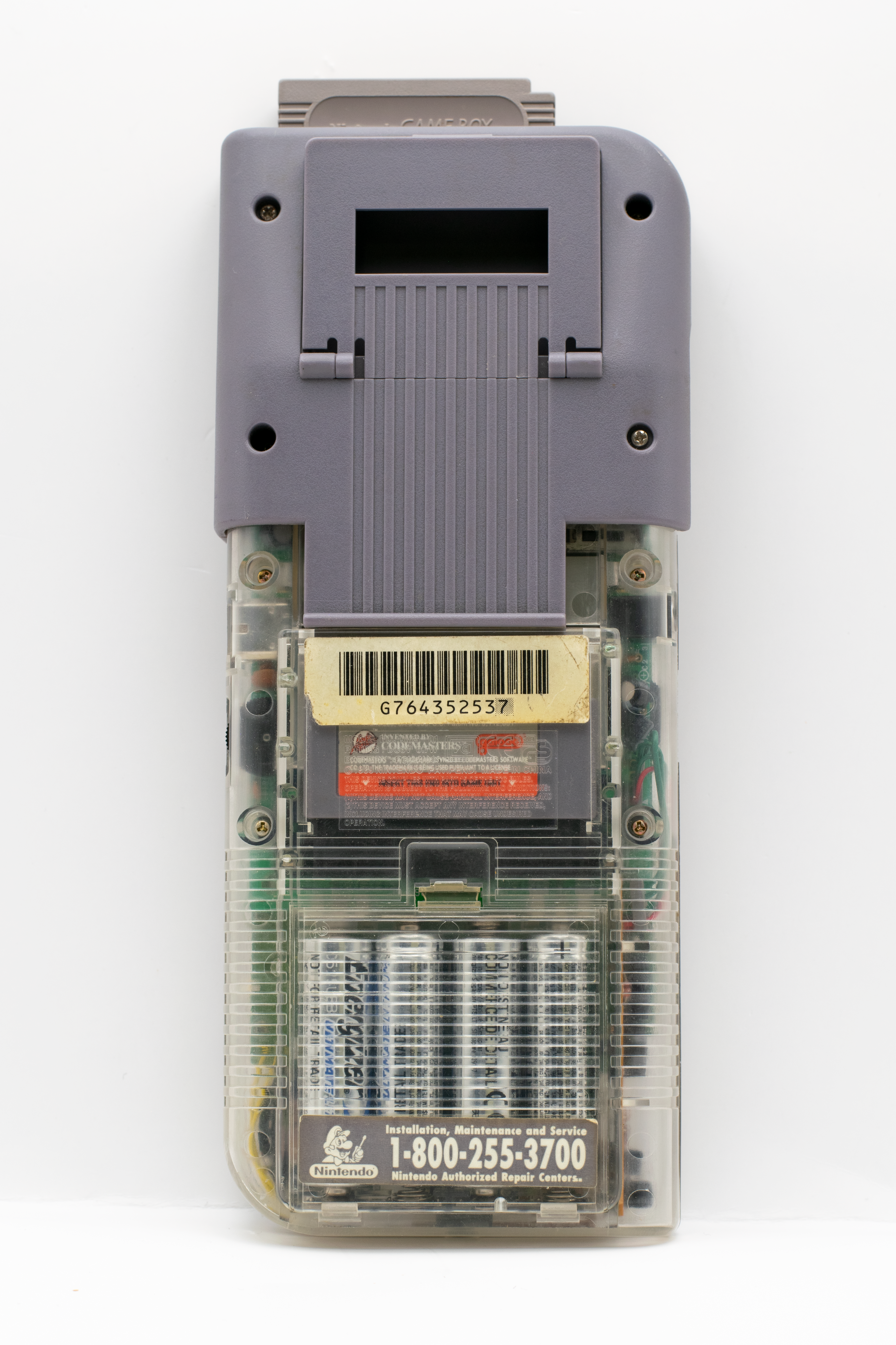 Retro Nintendo Gameboy with Cartridge, Transparent Back · Free Stock Photo