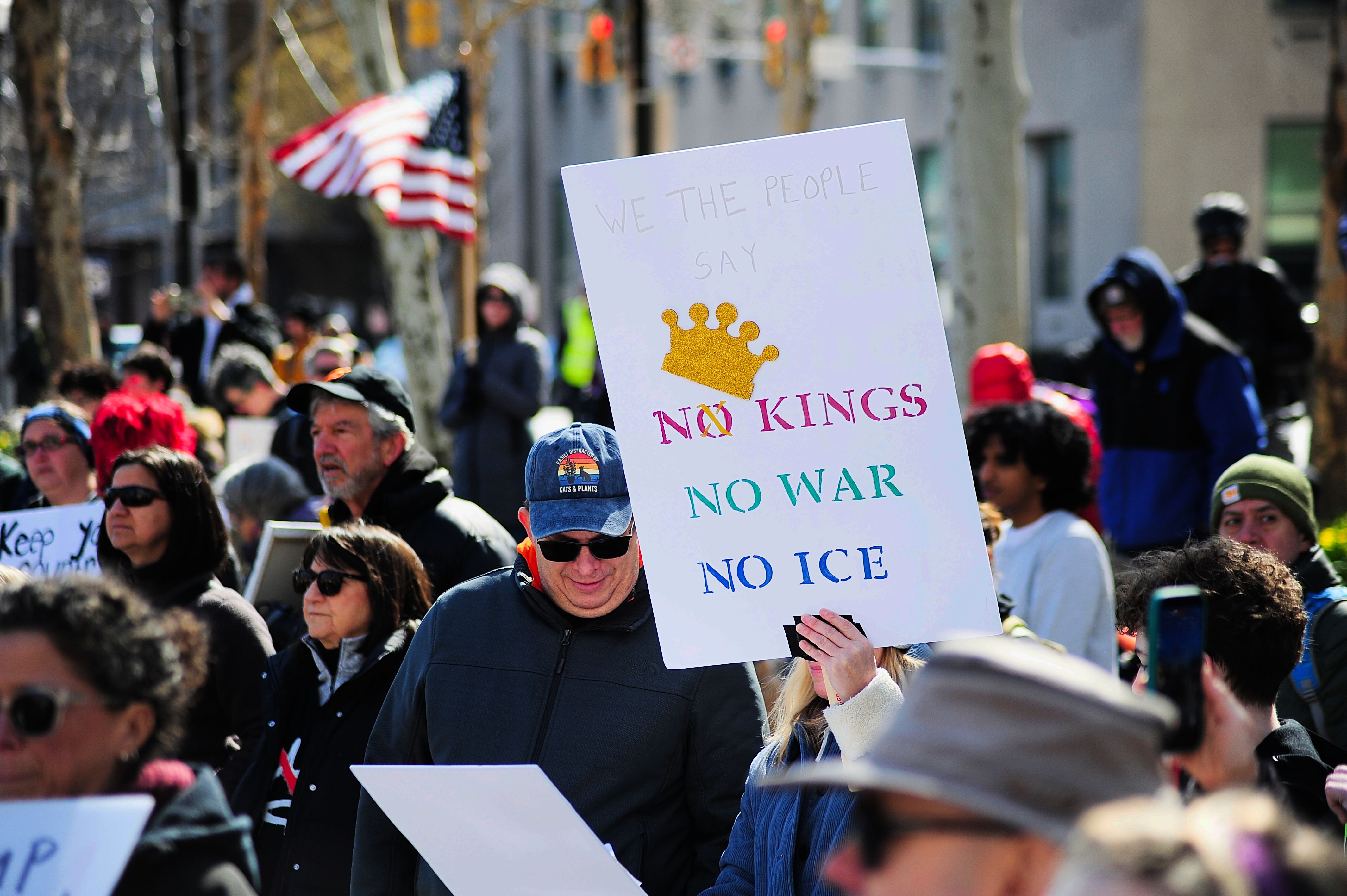 Protest Rally in Baltimore Against Political Policies · Free Stock Photo