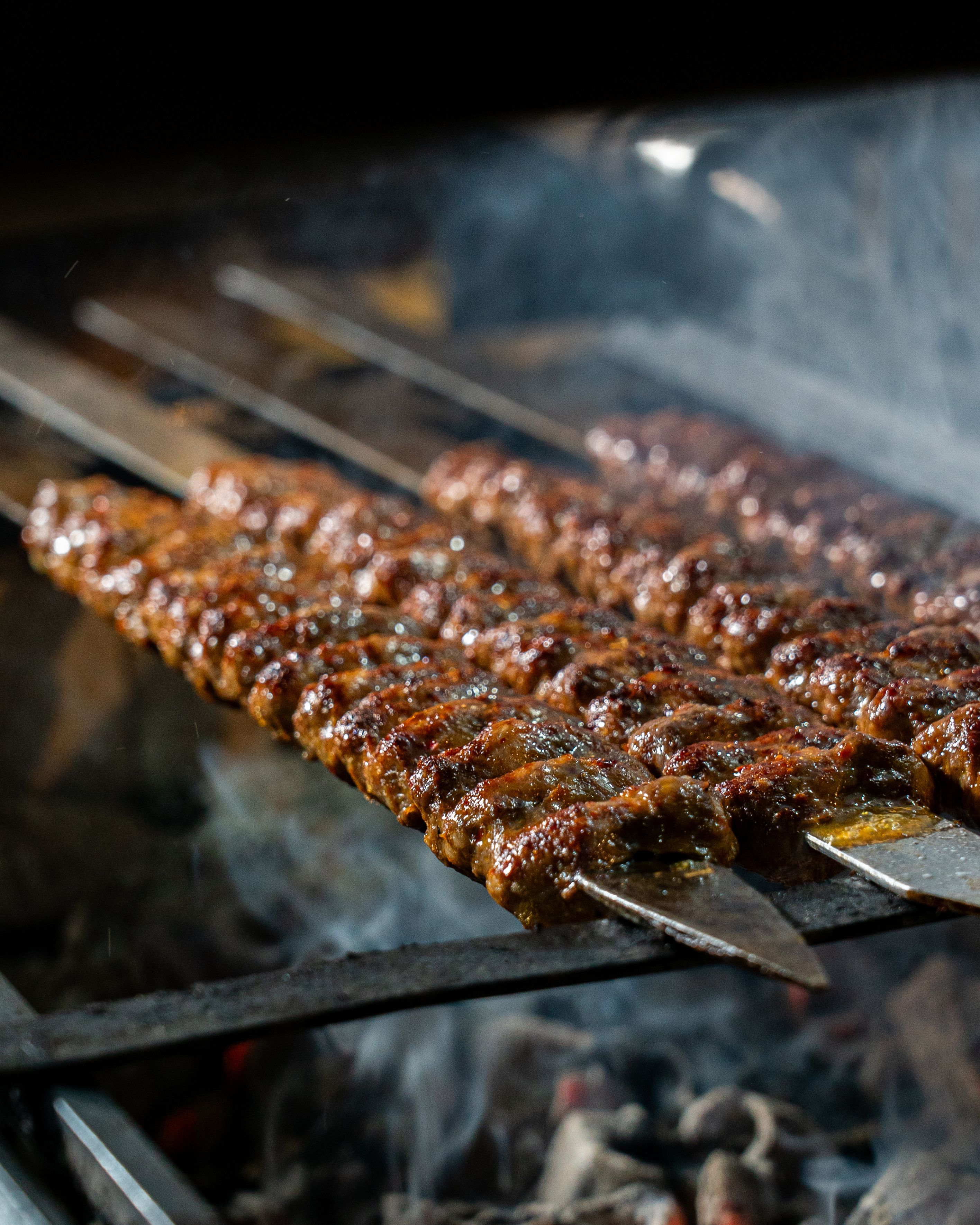 Brochettes de bœuf, chorizo et poivron au paprika fumé