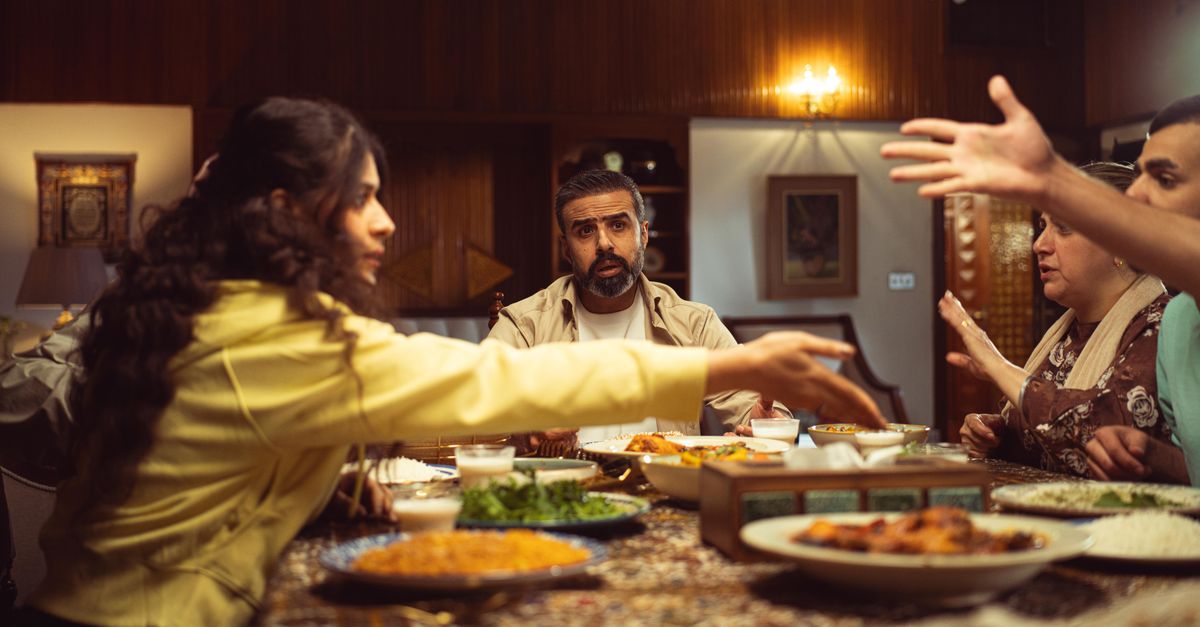 Iranian family gathering