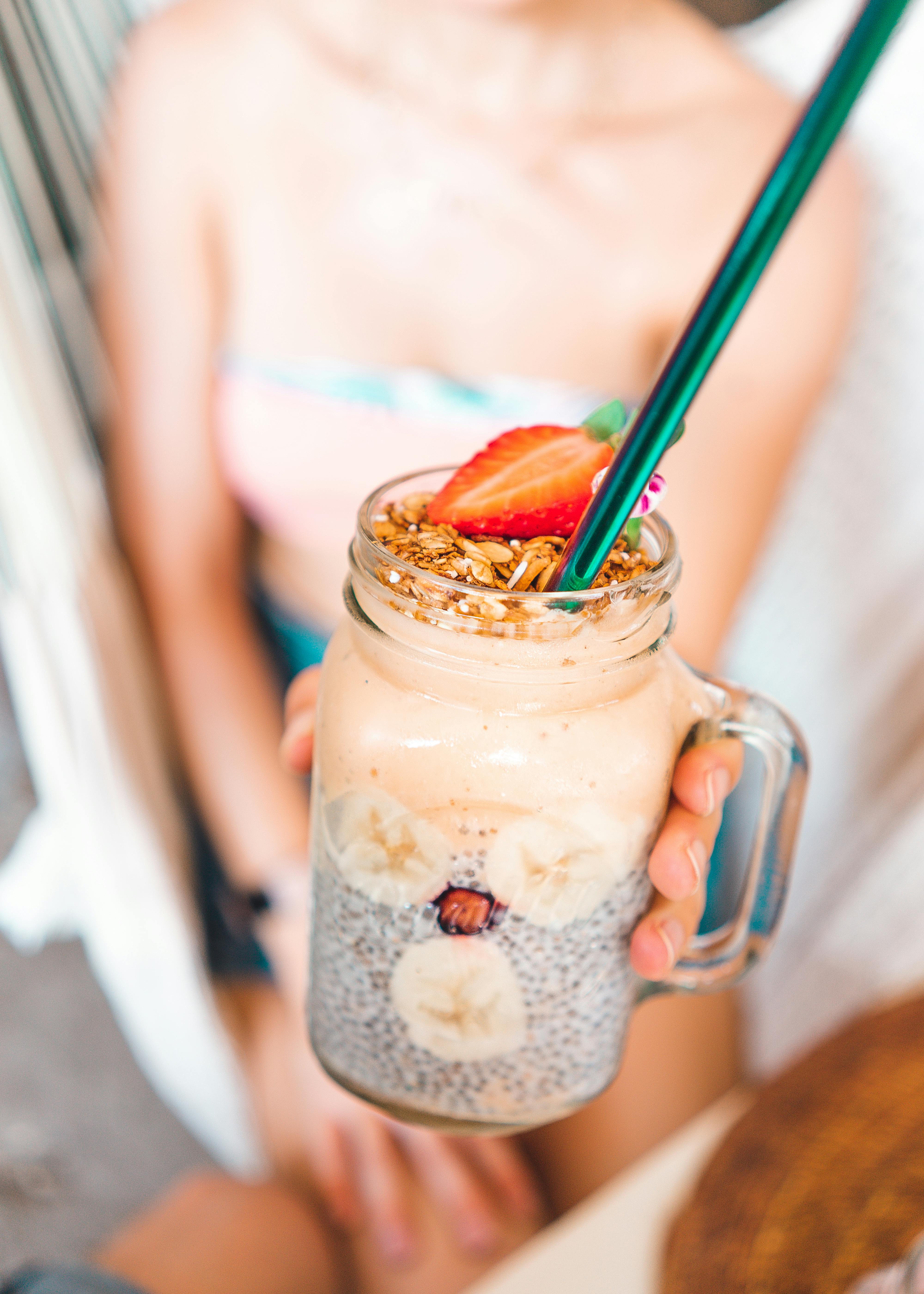 Healthy Smoothie In a Jar · Free Stock Photo