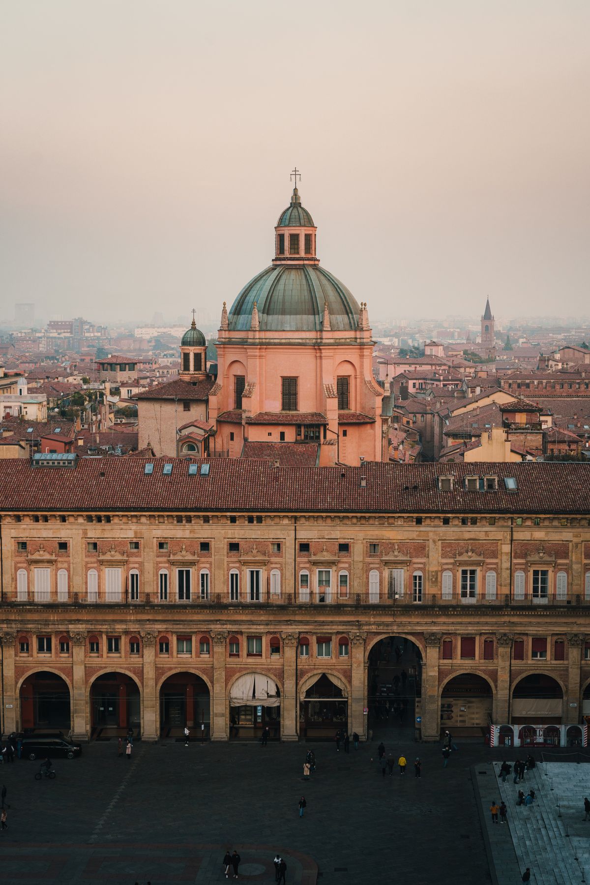 Saragozza Bologna - panoramă de la San Luca