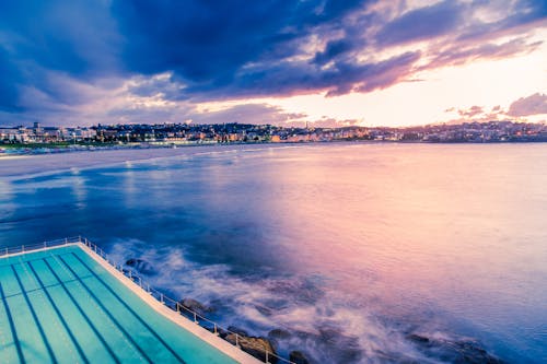 Swimming Pool In Front OF The sea