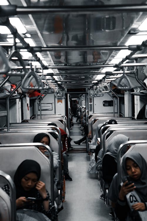 A Photo Inside of The Train