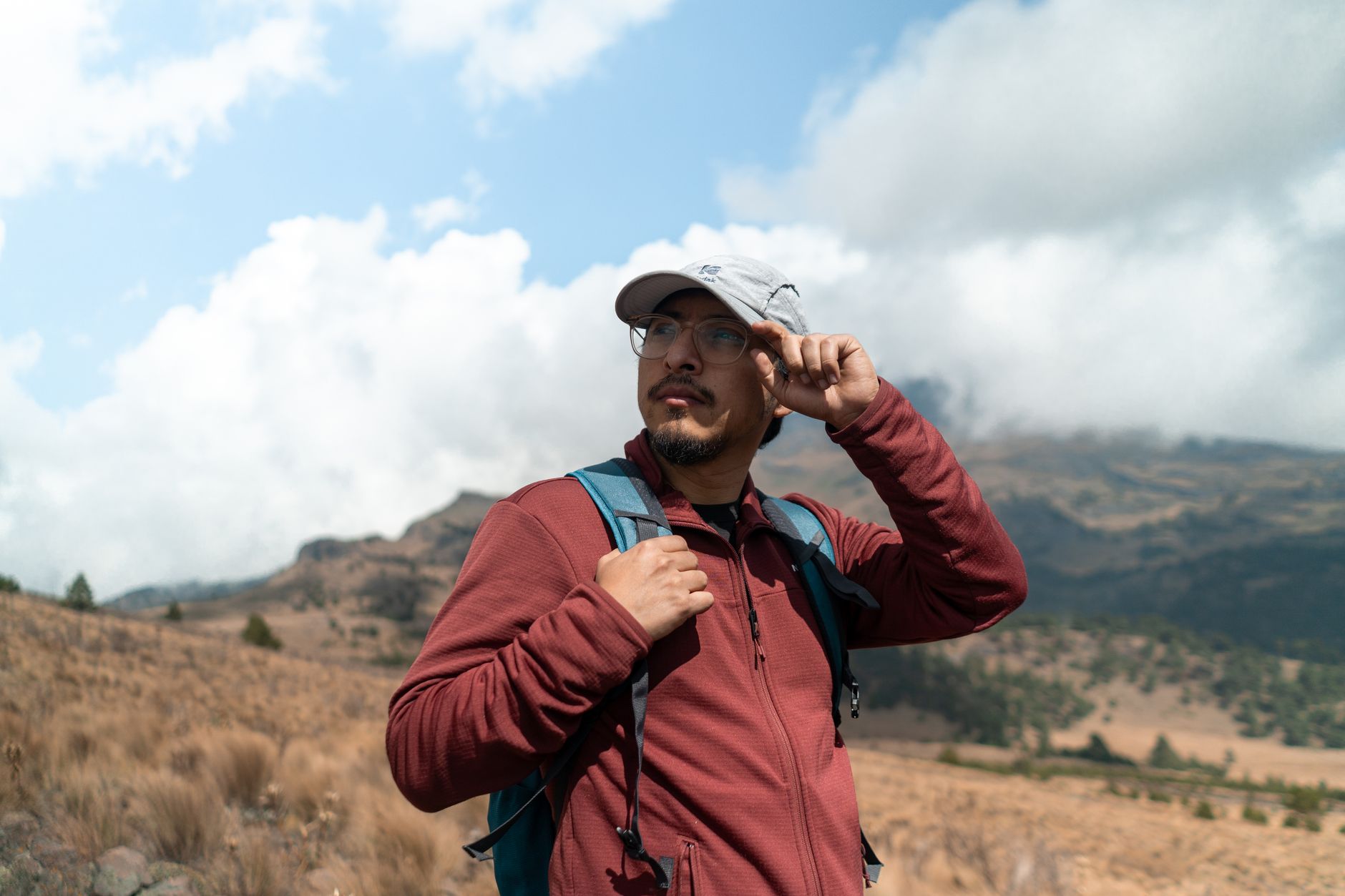 Cotopaxi Zen Garden Tech 5-Panel Hat blue