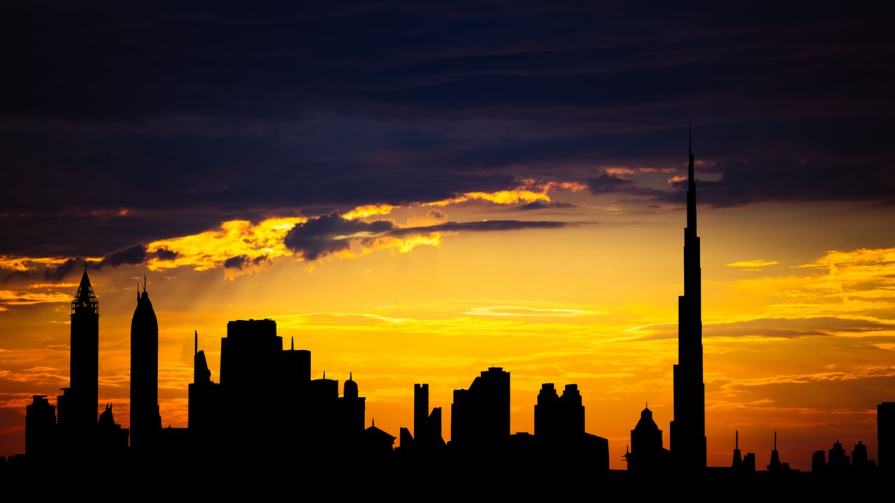 Dubai, United Arab Emirates skyline