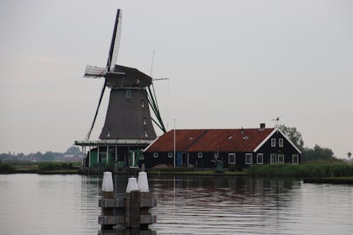 Foto stok gratis air, Belanda, bendungan