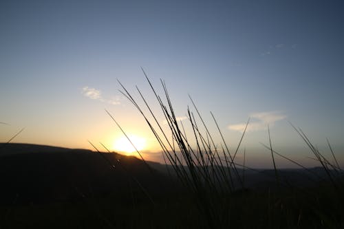 Foto stok gratis gunung, matahari, matahari terbenam