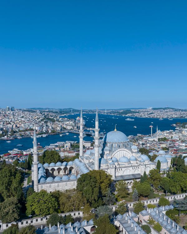 Aerial View of Iconic Istanbul Landscape · Free Stock Photo