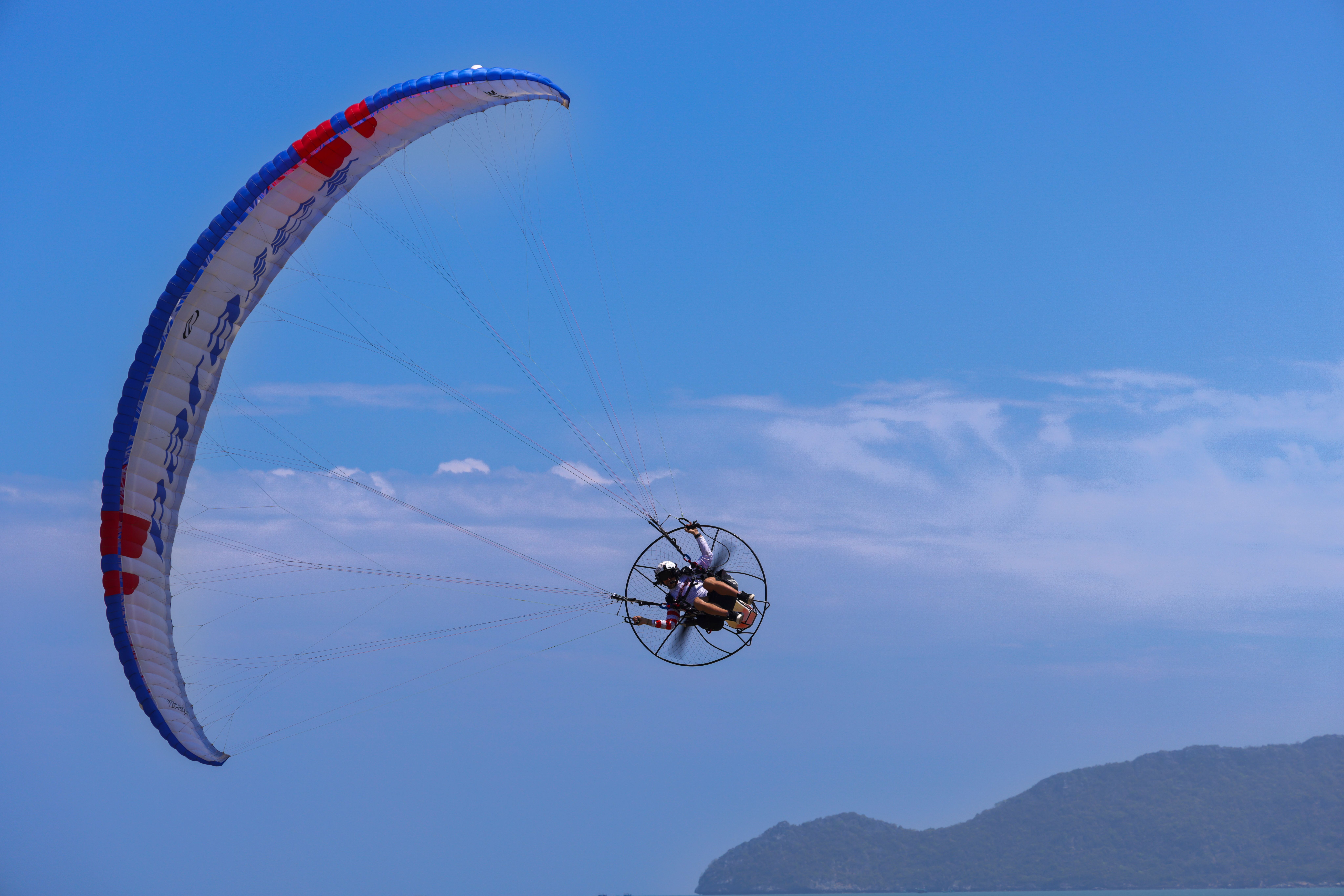 Paramotor Adventure Over Scenic Coastline