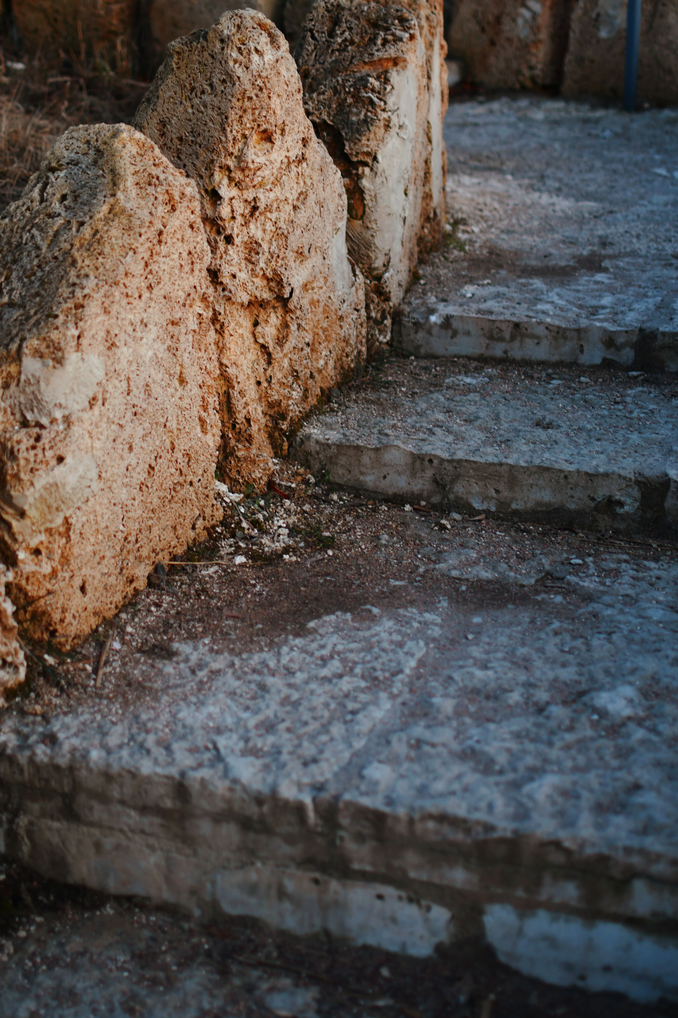 The bottom step of an old stone stairway - The Fear of the LORD Is the Beginning