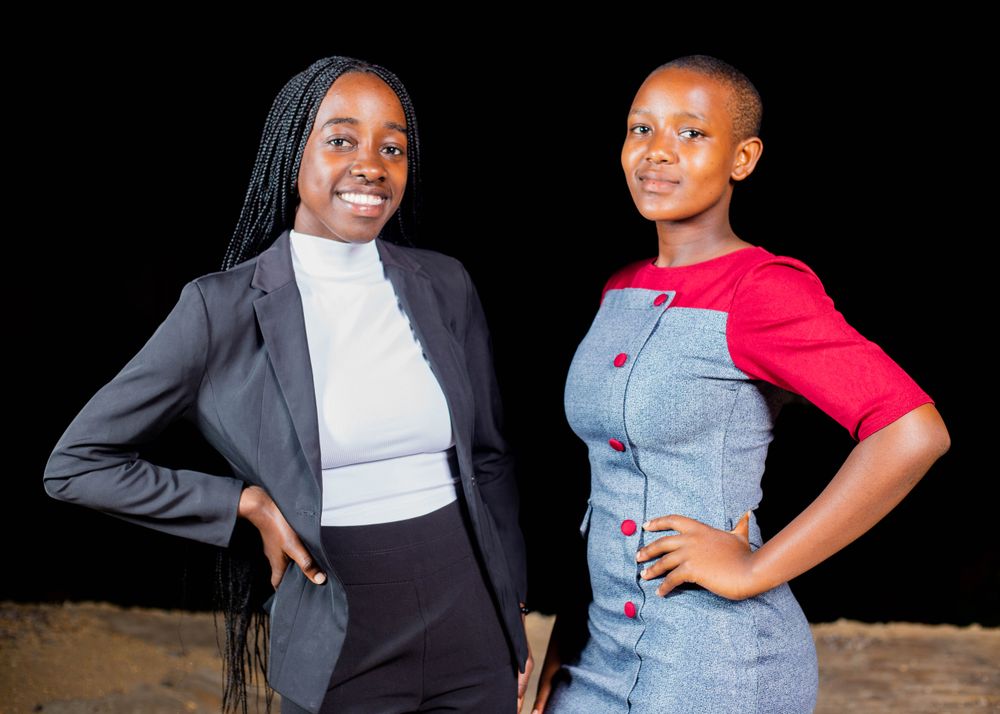 Zephyra's two founders — photo by Speak Media Uganda on Pexels
