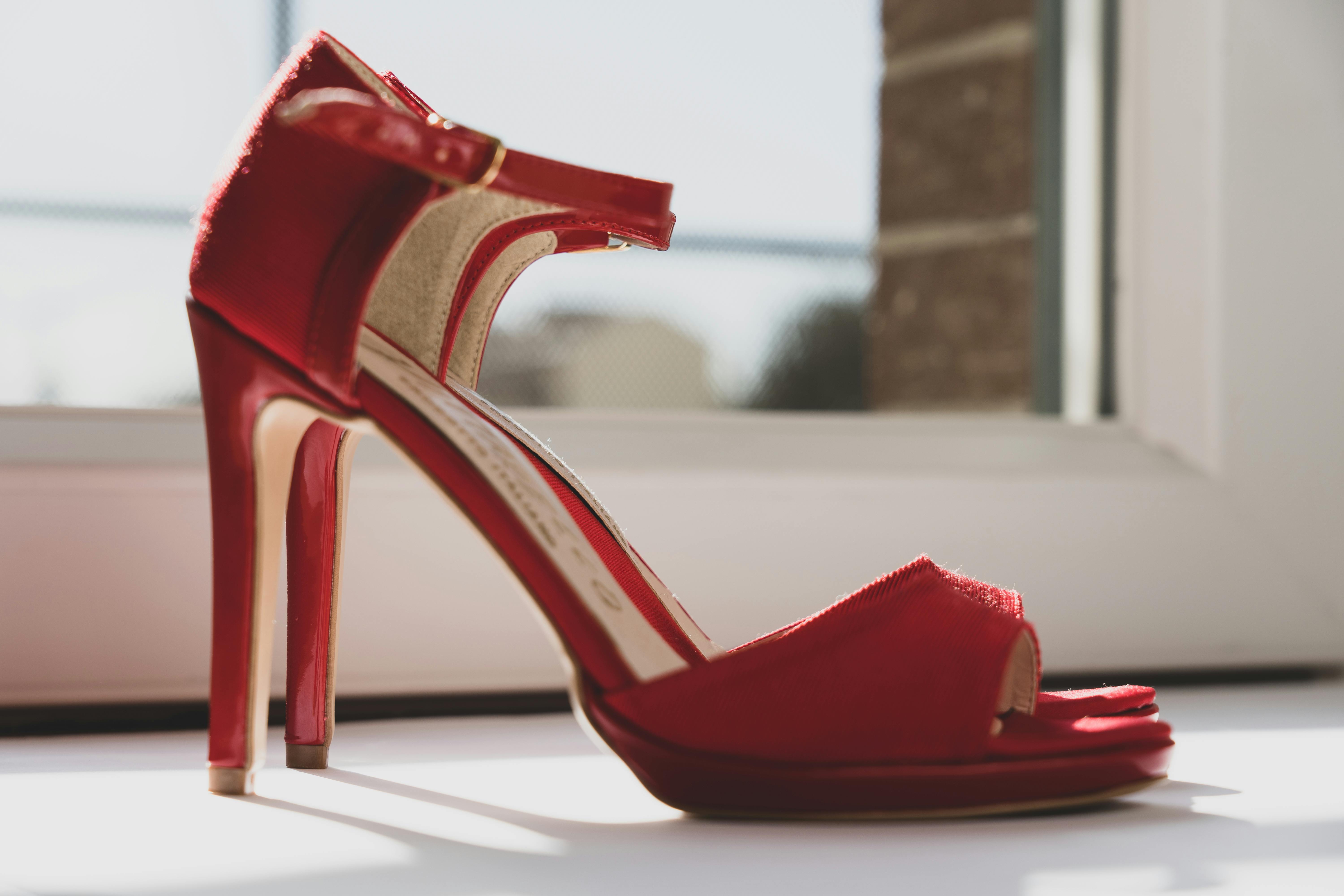 Buy Red Heeled Sandals for Women by Fabbhue Online | Ajio.com