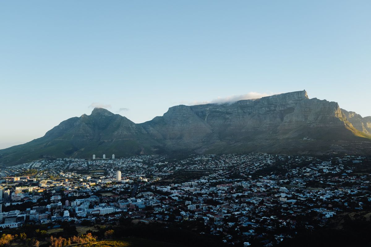 Cape Town et Table Mountain en Afrique du Sud