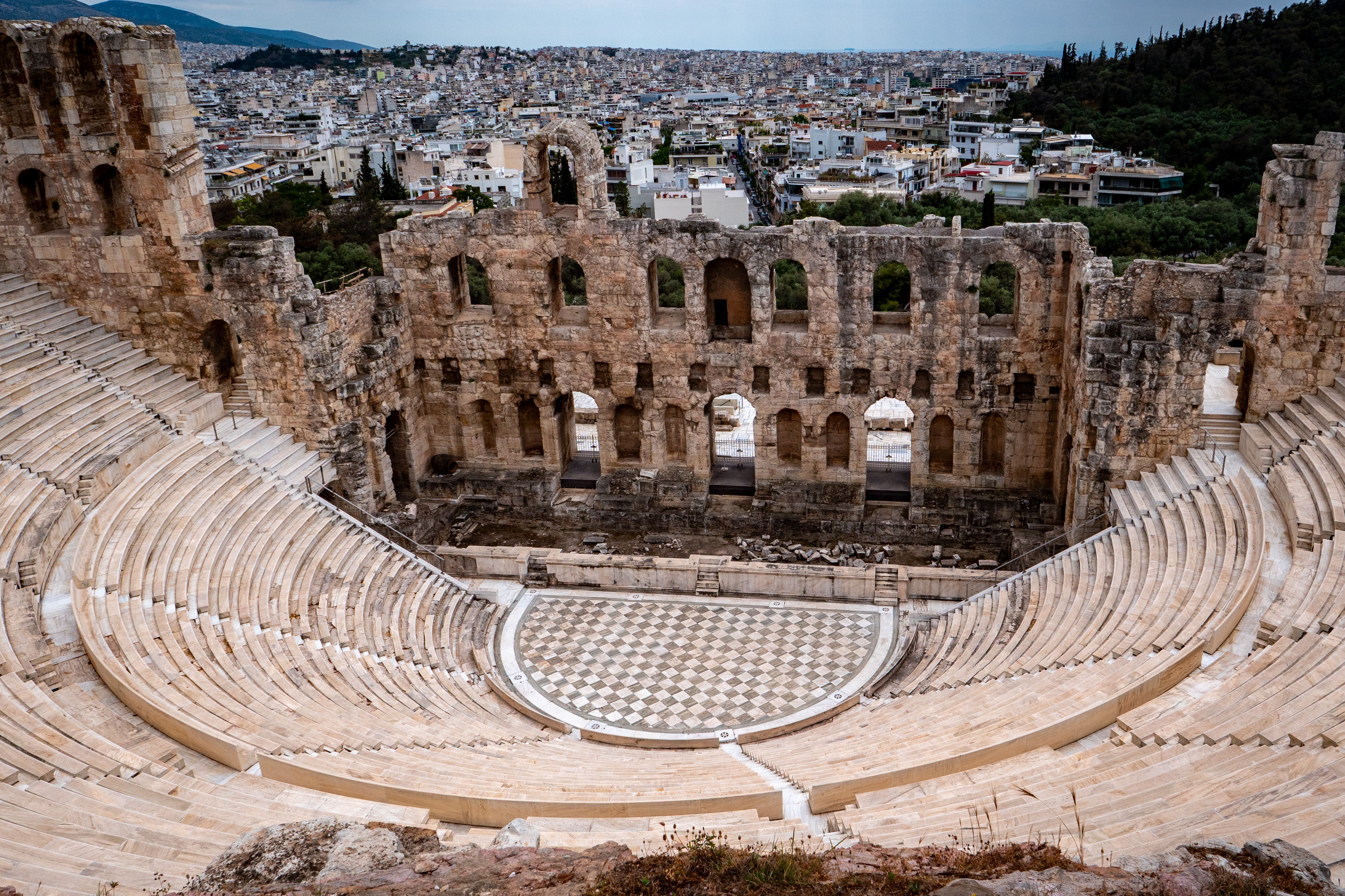 Ancient Odeon of Herodes Atticus in Athens · Free Stock Photo