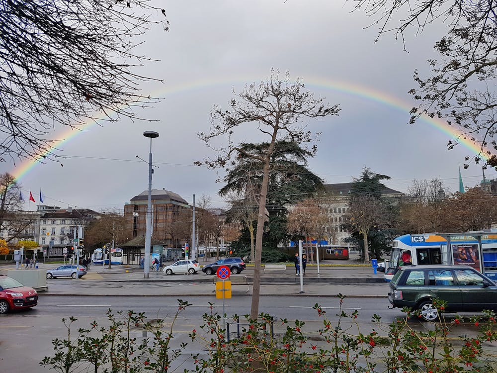 Kostenloses Stock Foto zu regenbogen, regenbogenbogen