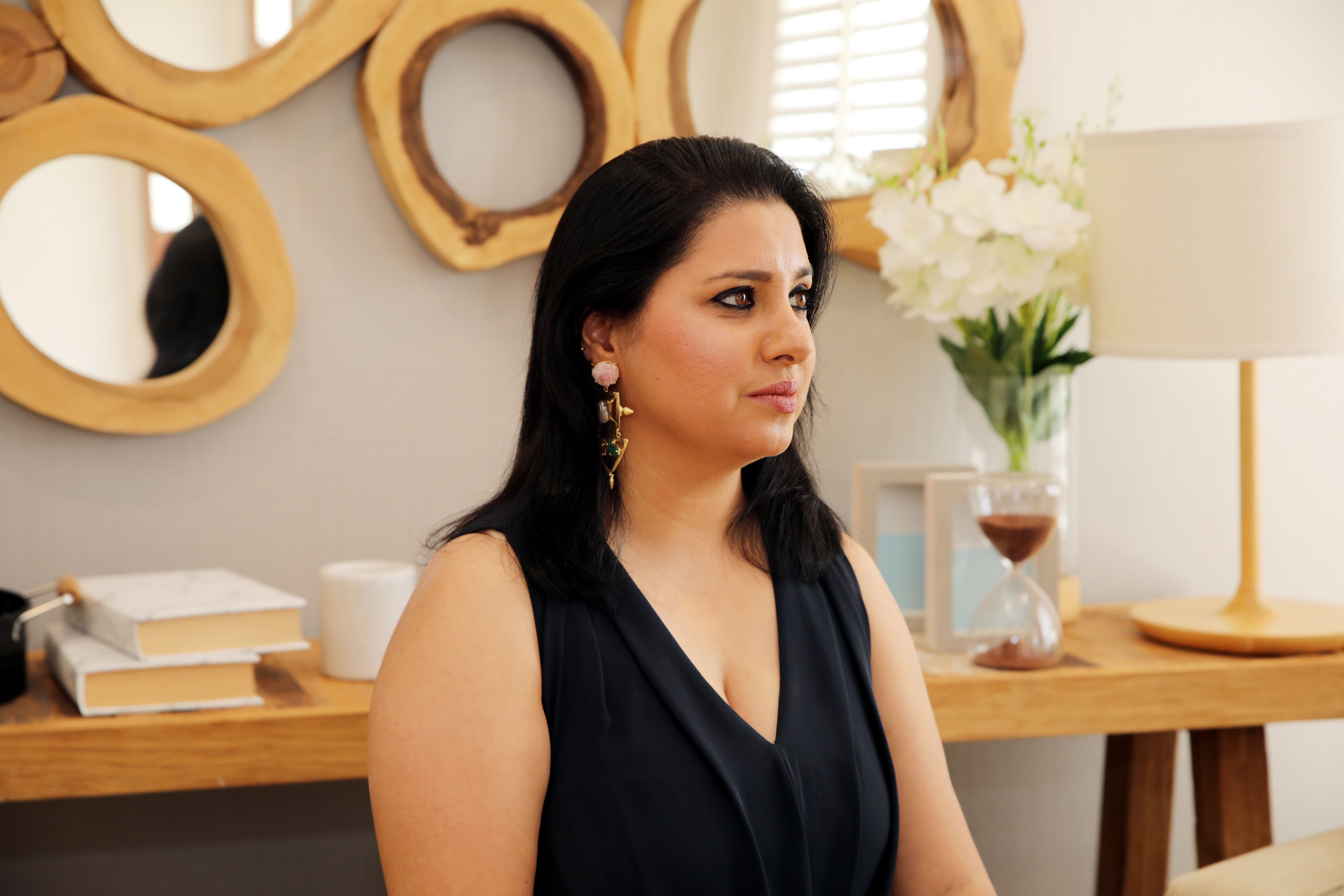 Portrait of Woman in Modern Interior Setting · Free Stock Photo