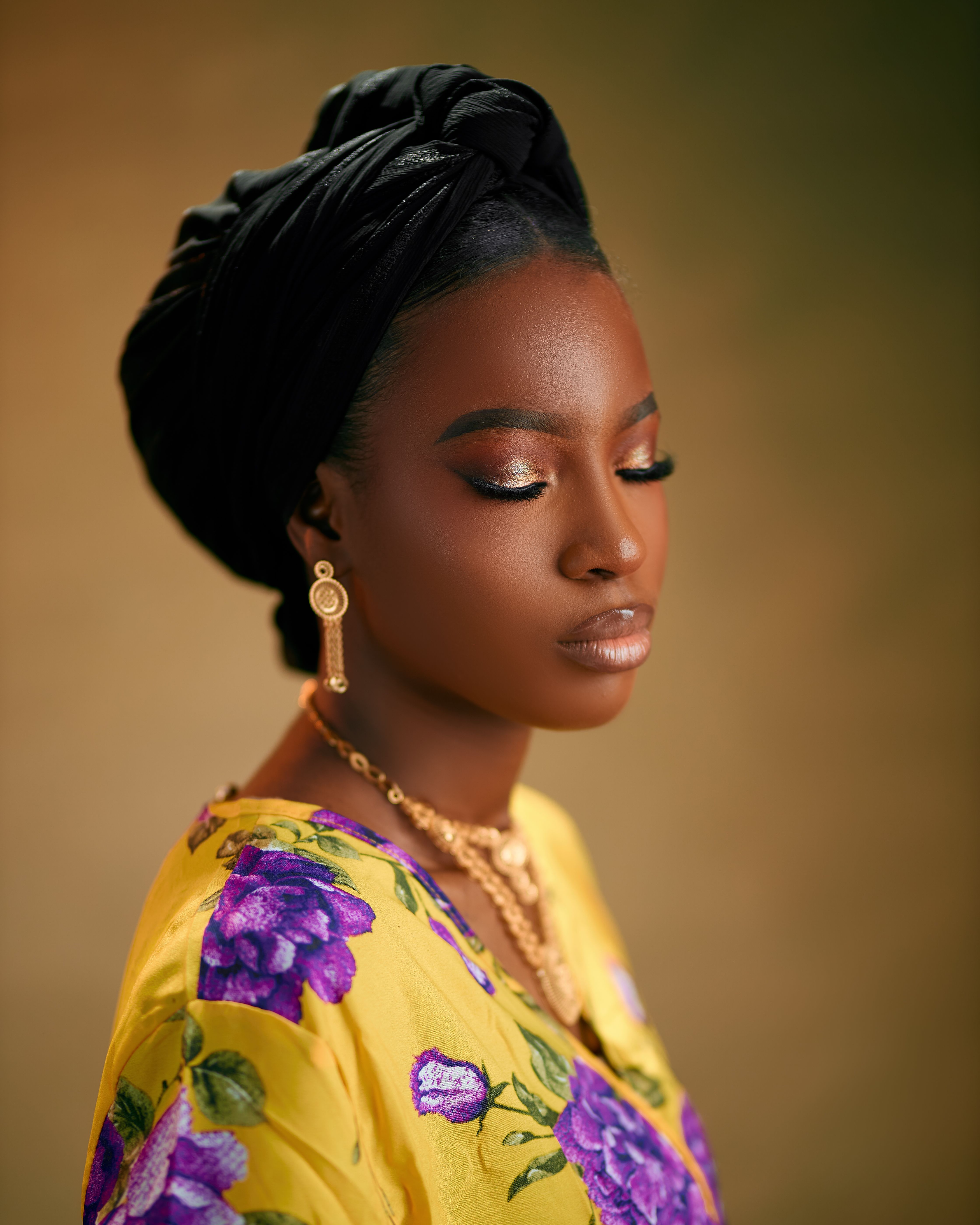 Elegant Portrait of Woman in Traditional Attire · Free Stock Photo