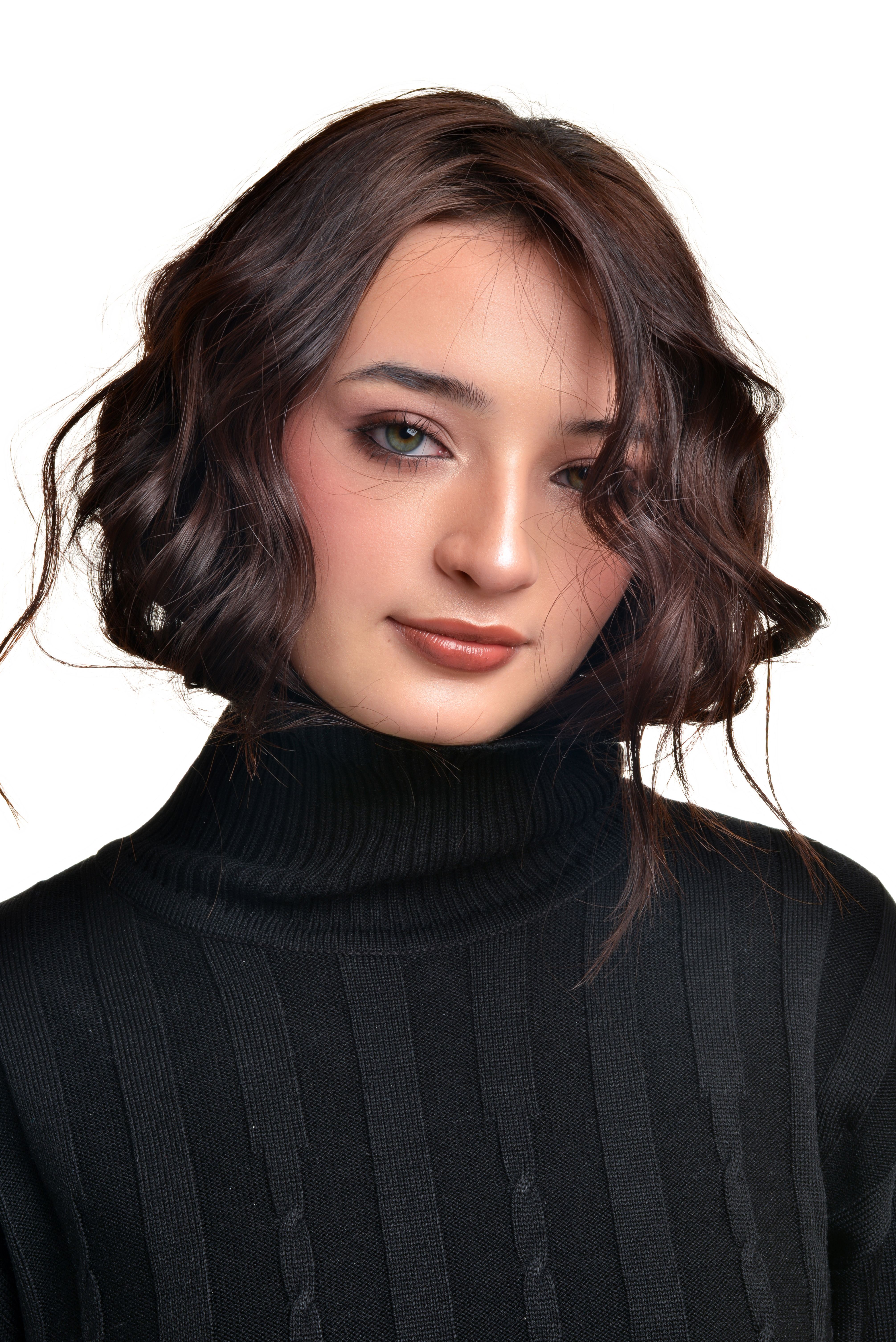 Blusa de Frio Gola Alta Preta