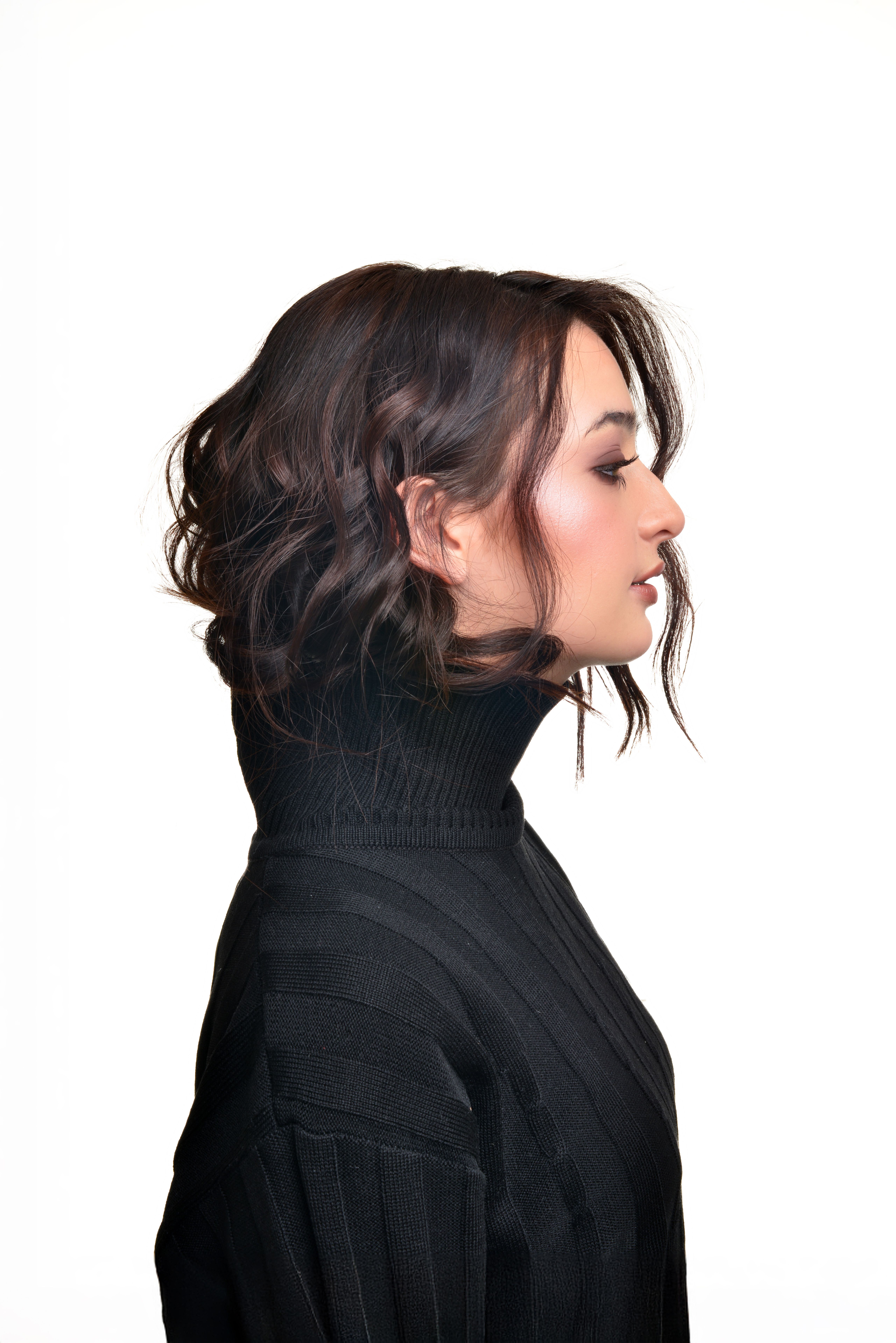Blusa de Frio Gola Alta Preta
