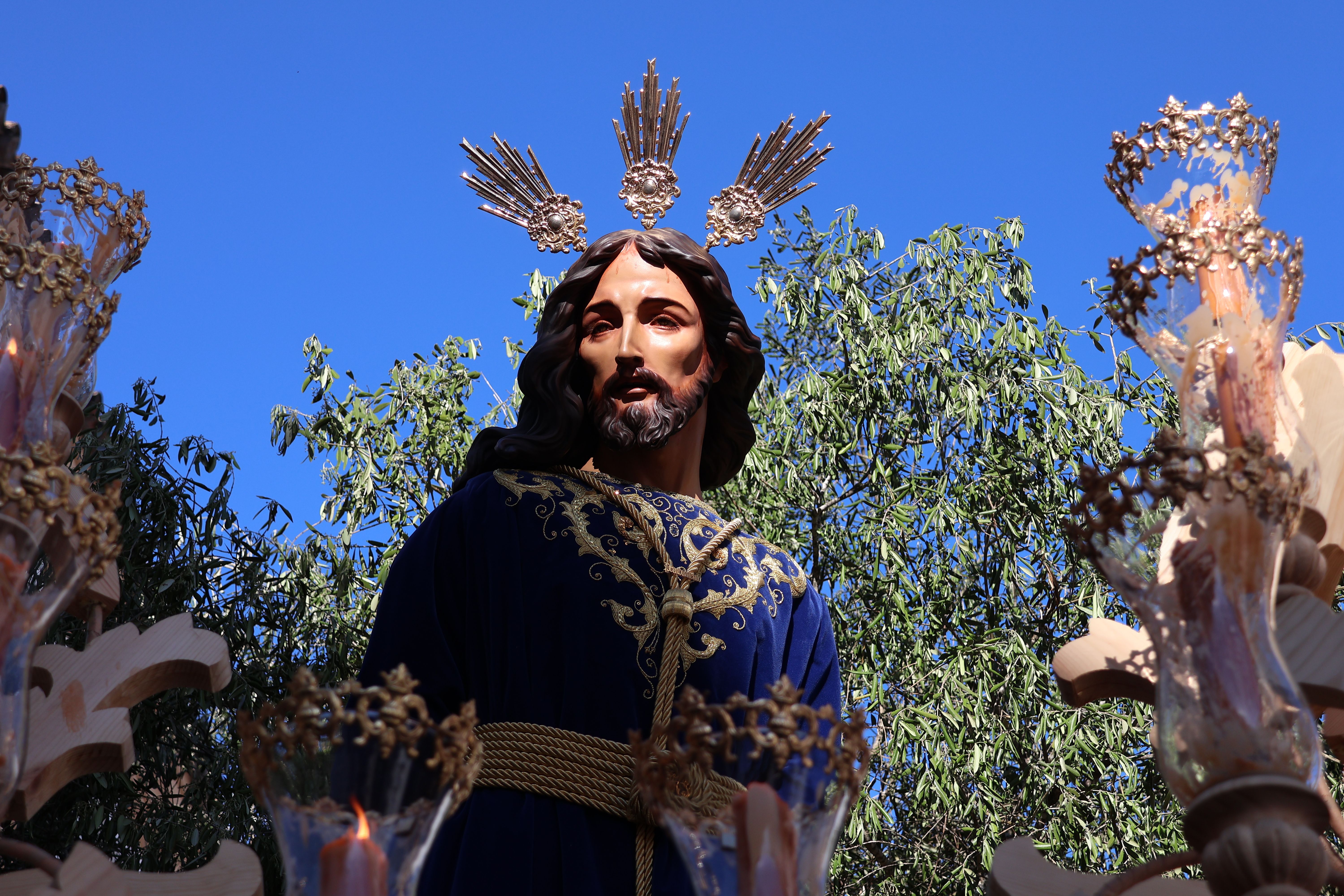 Religious Procession with Jesus Statue in Spain · Free Stock Photo