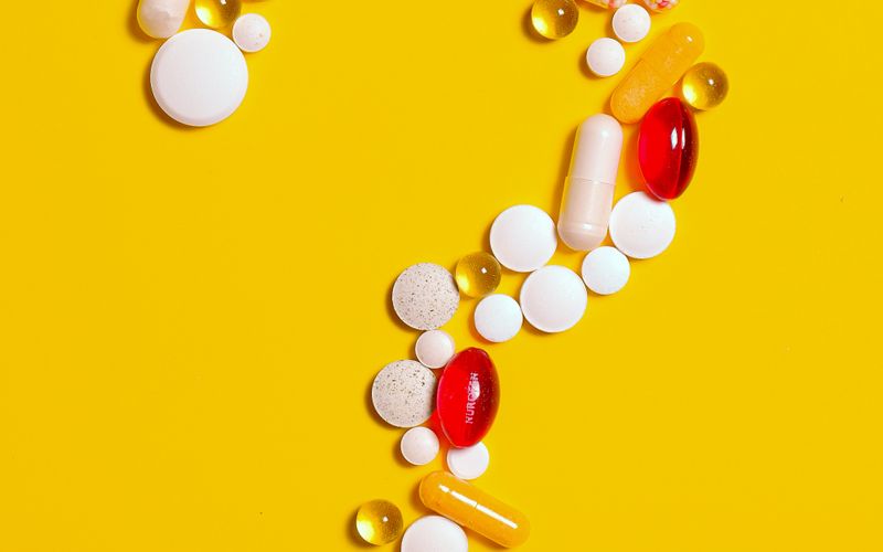 British wellness supplements in a clean display