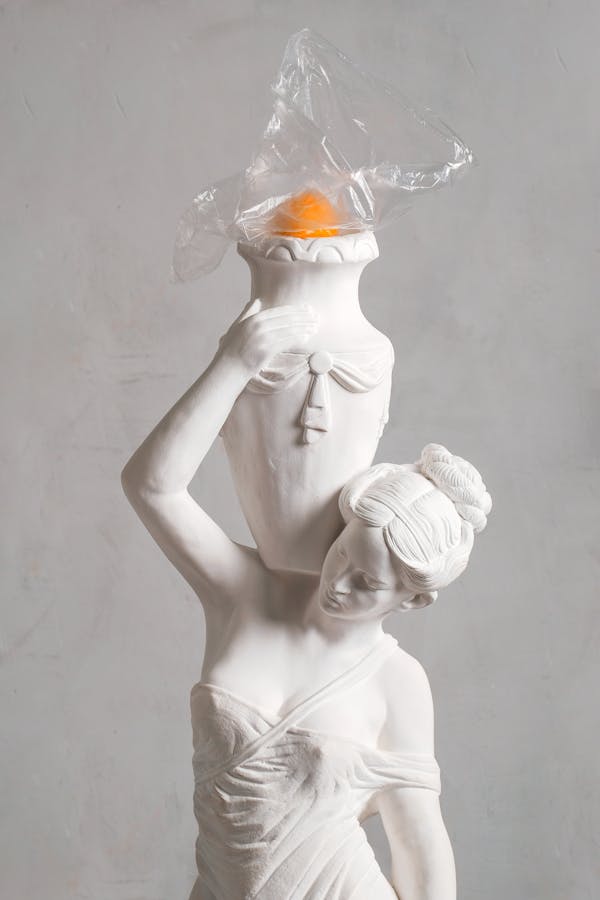 A Photo Of A Woman Statue 
