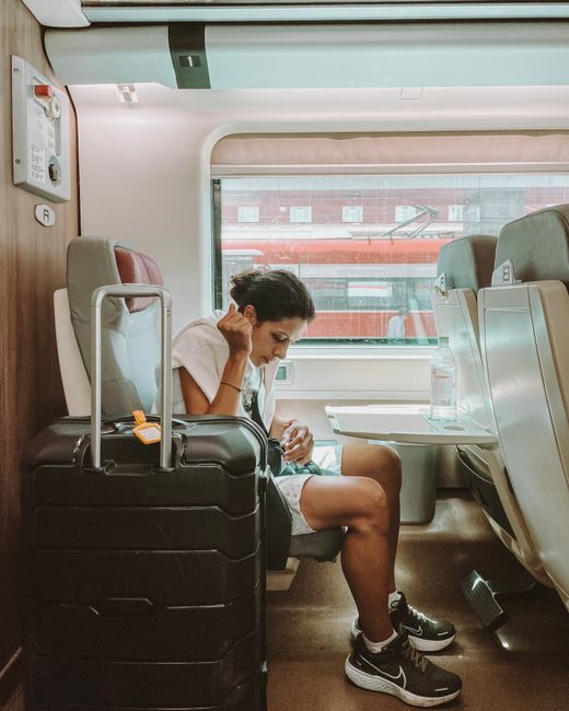 Essential items for luxury train travel