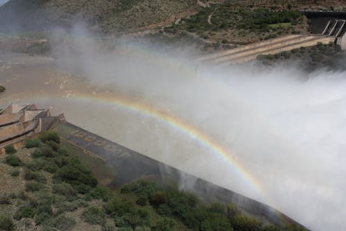Free stock photo of dam, gariep, rainbow