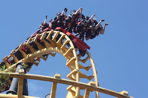 Free stock photo of fun, joyride, rollercoaster