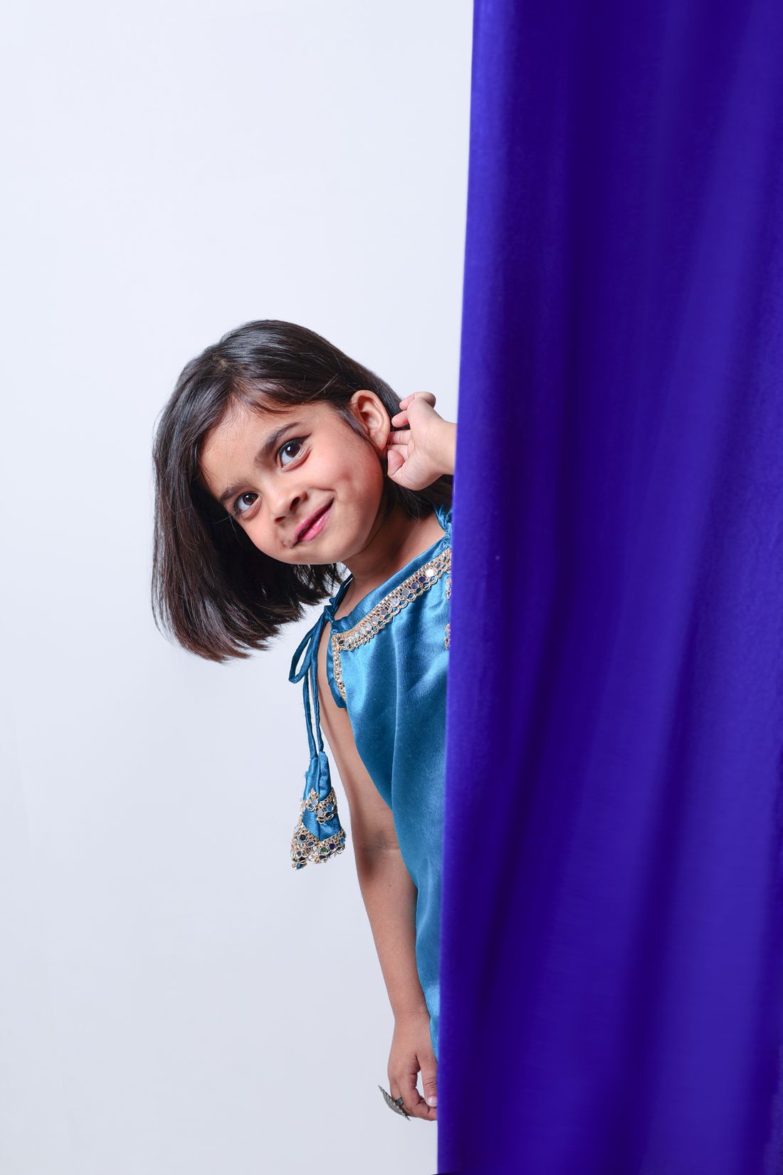 Kids photography — playful child portrait