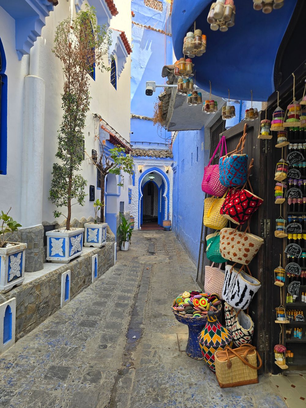 Calles azules de Chefchaouen, Marruecos