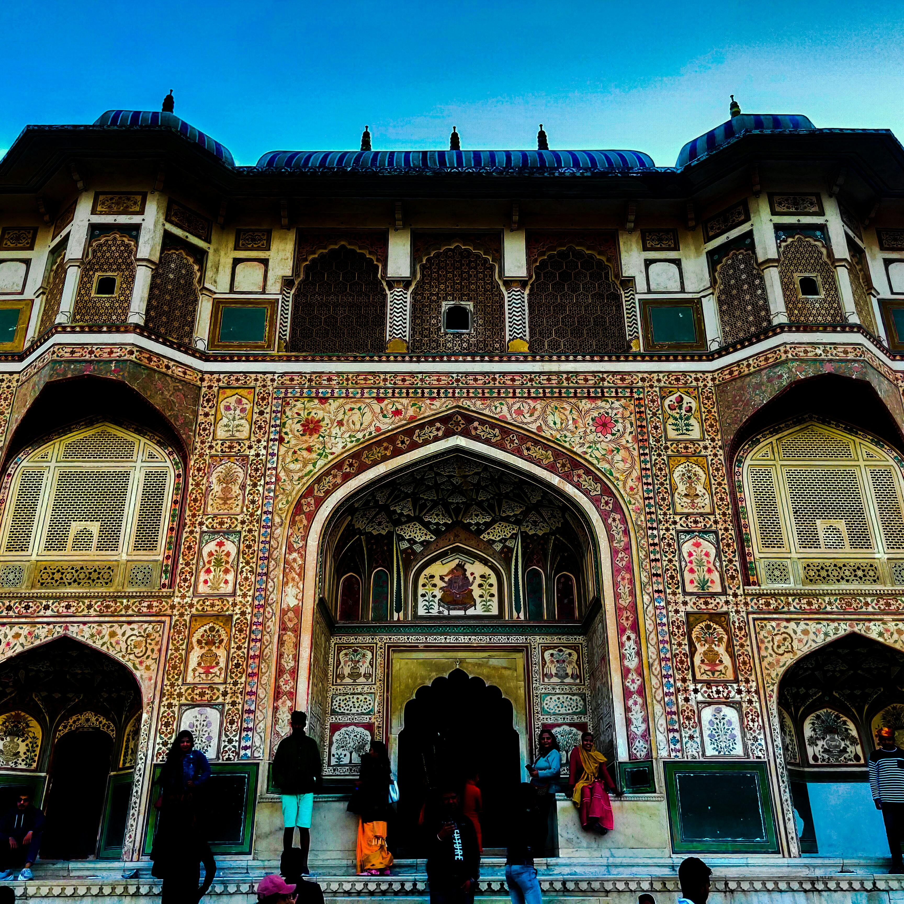 Passionate football supporters waving flags