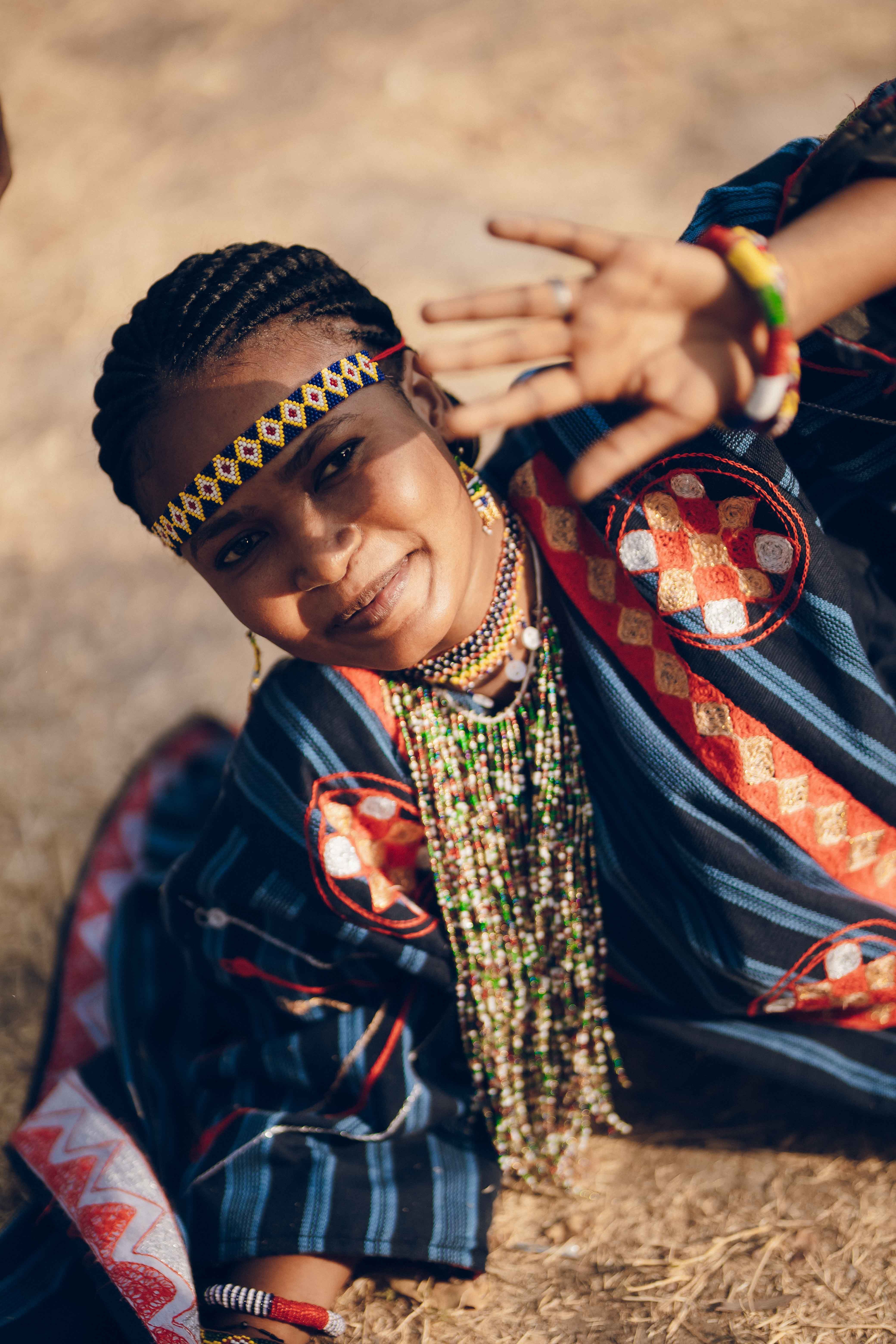 Young Woman in Traditional African Attire · Free Stock Photo