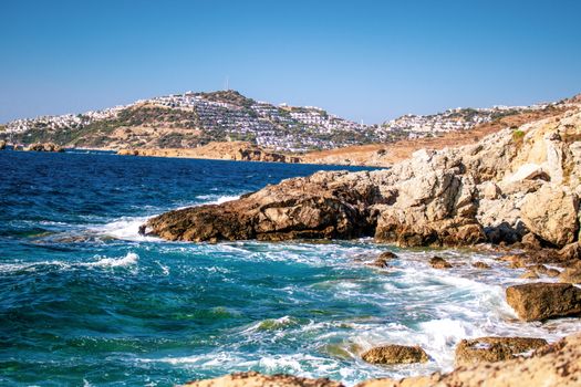 Gümüşlük tables-in-the-sea dinner — Bodrum