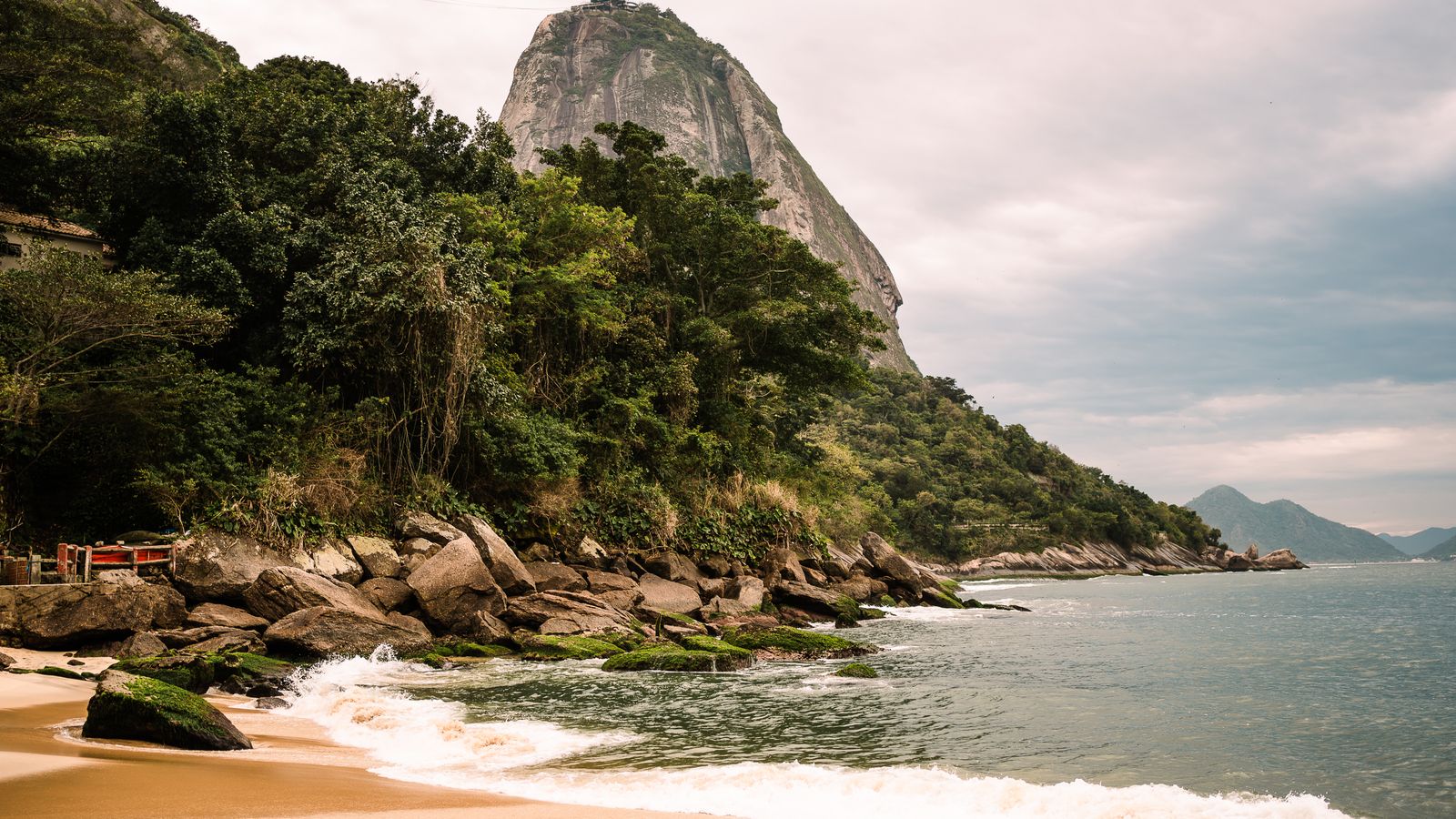 Paisagem do Rio de Janeiro, no Brasil.