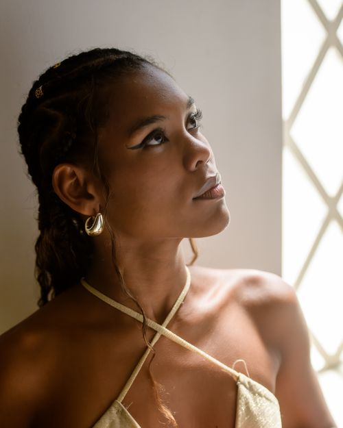 Free Elegant portrait of a woman in São Paulo, showcasing natural beauty and soft lighting. Stock Photo