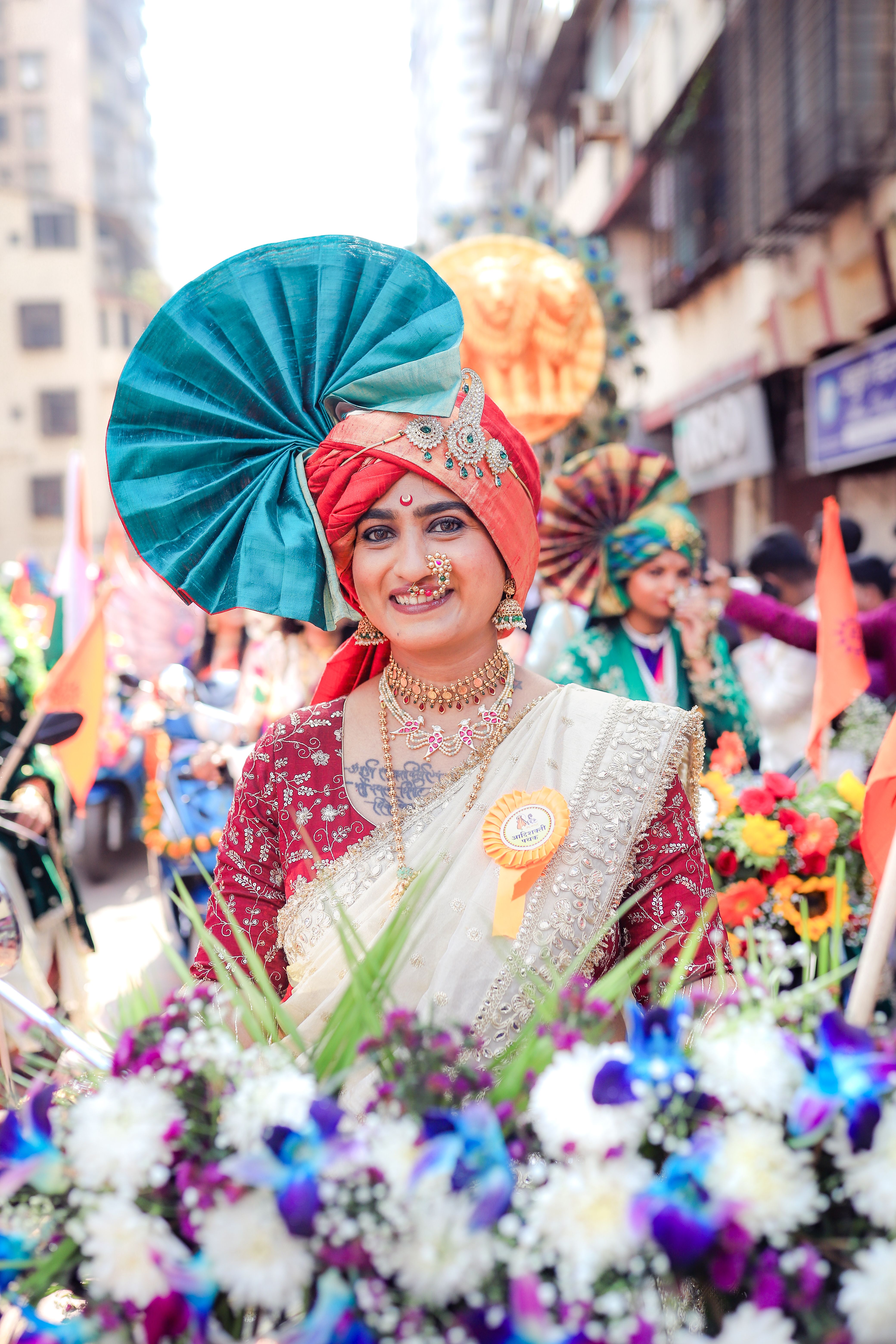 Colorful Traditional Parade in Mumbai, India · Free Stock Photo
