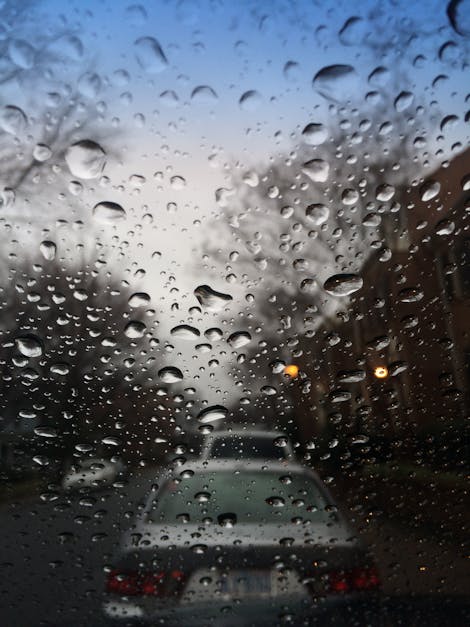 Free stock photo of car, rain