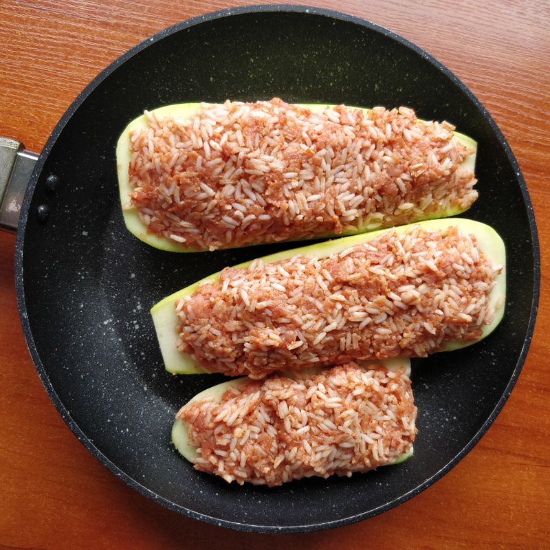 Stuffed Zucchini Boats with Italian Sausage