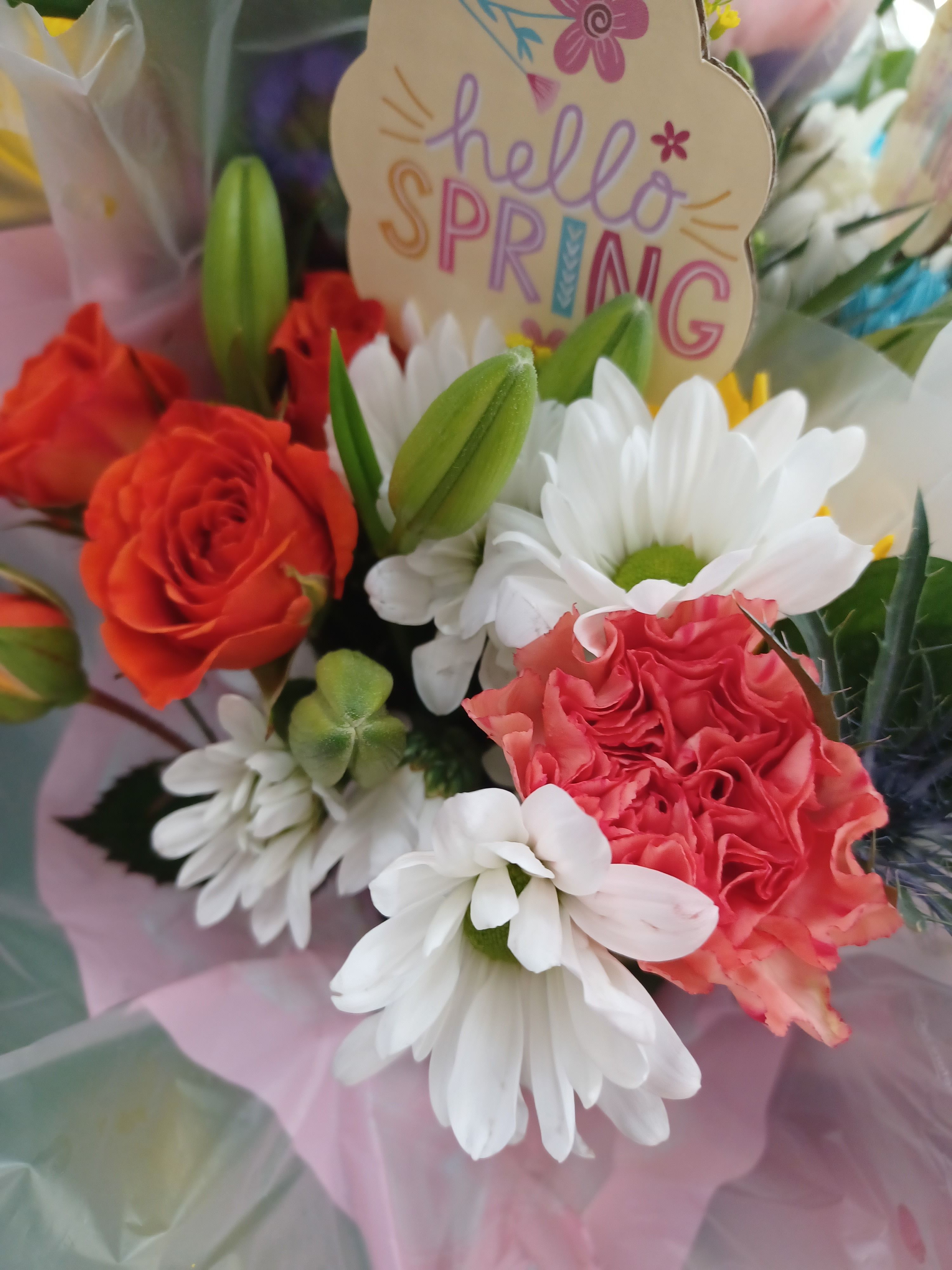 Colorful fresh flower bouquet ready for delivery in Wisconsin