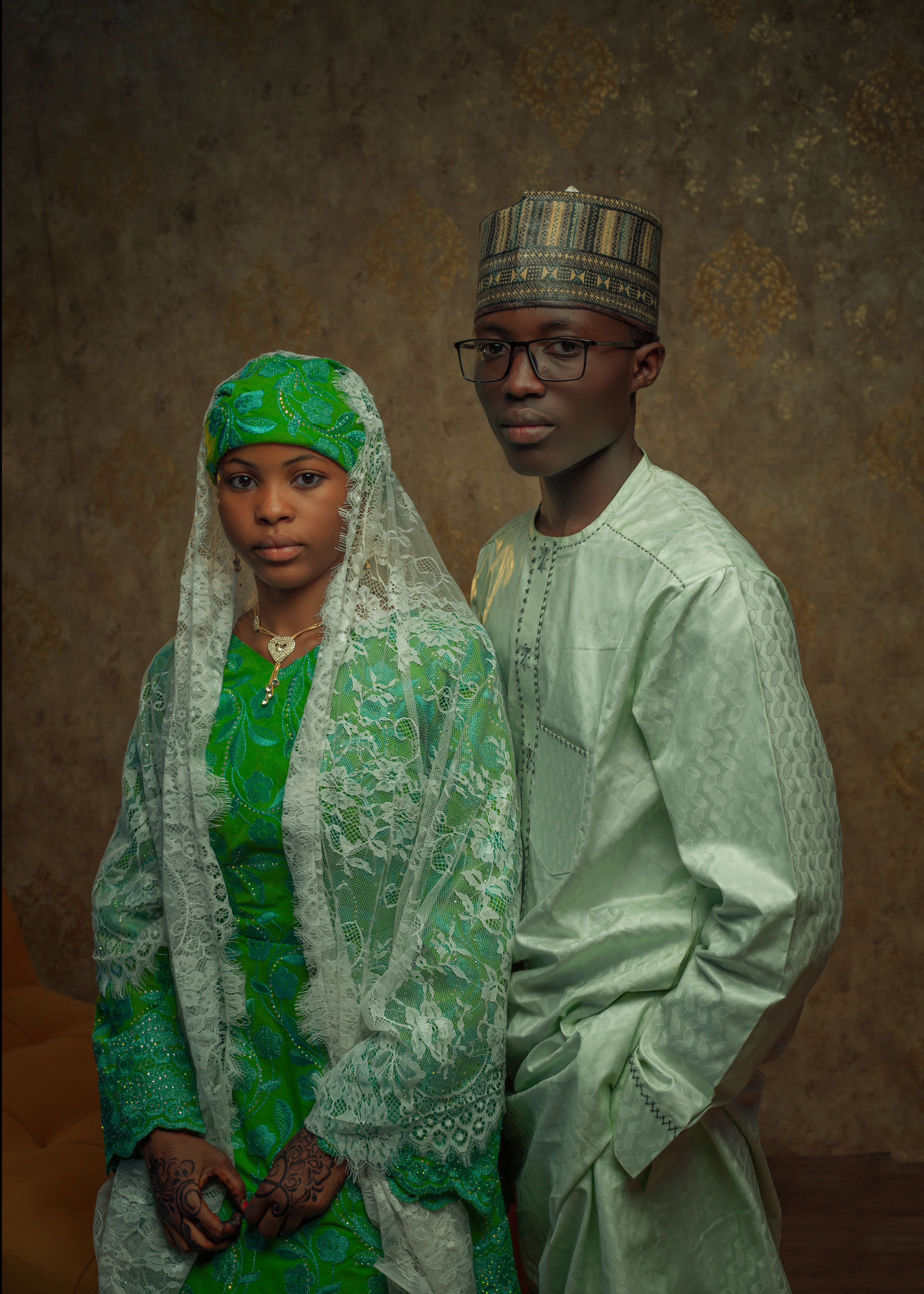 Traditional African Couple in Cultural Attire · Free Stock Photo