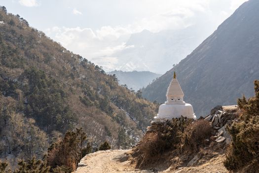 Tengboche monastery morning — Everest Base Camp