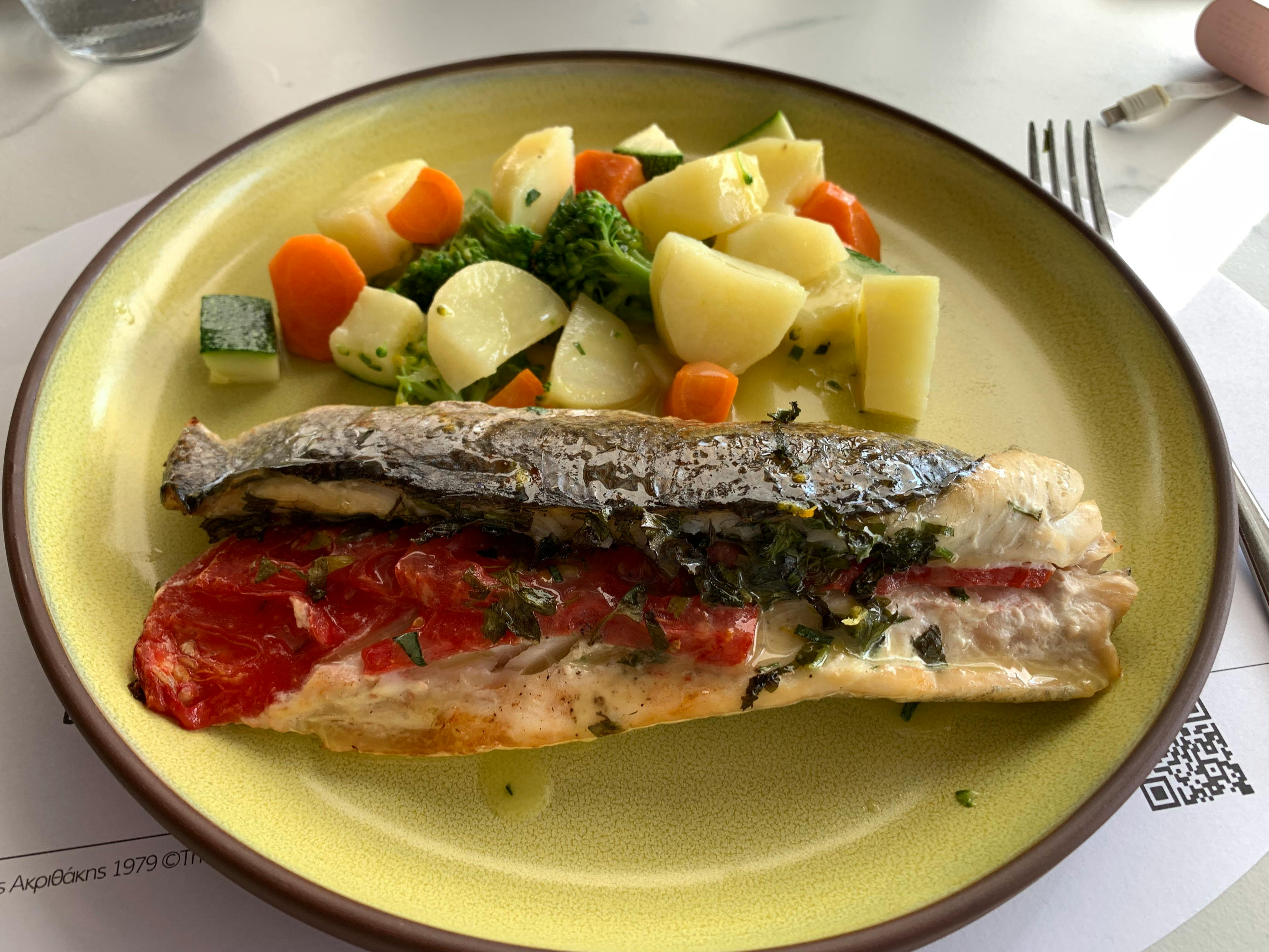 Cod en Papillote with Mediterranean Vegetables