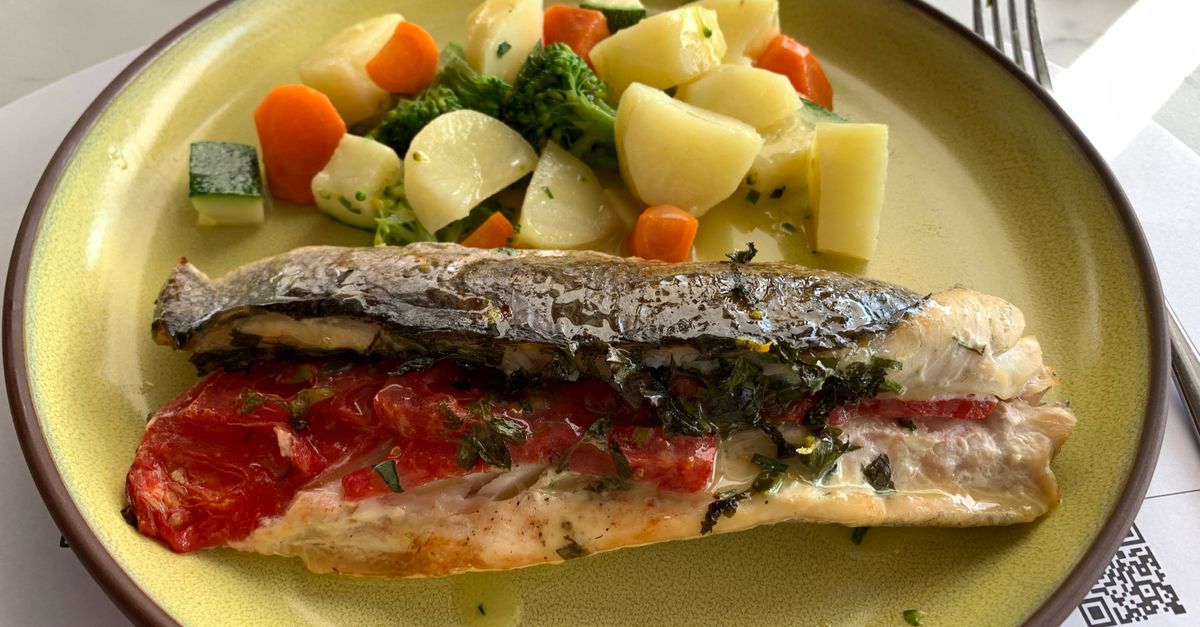 Cod en Papillote with Mediterranean Vegetables