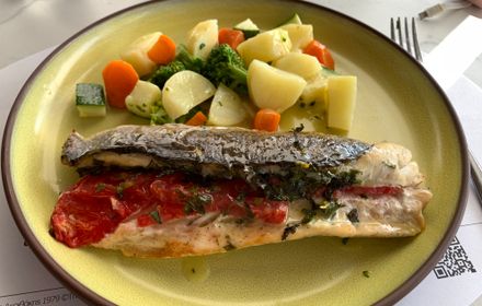 Poisson grillé ultra-frais du lagon.