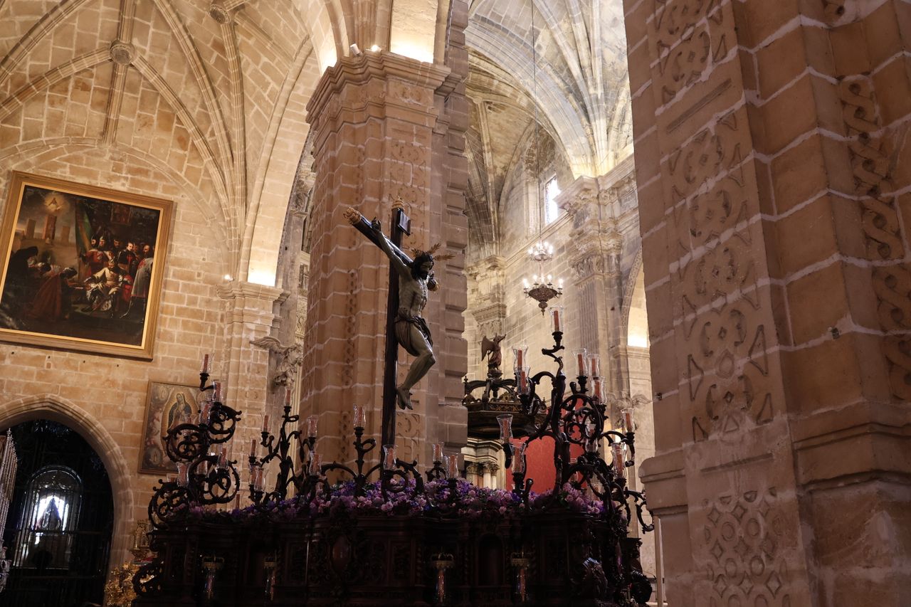detailed view of a church interior in el puerto de santa mar a featuri