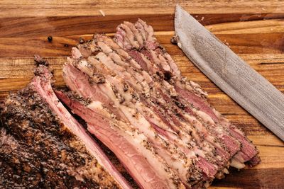 Sliced brisket