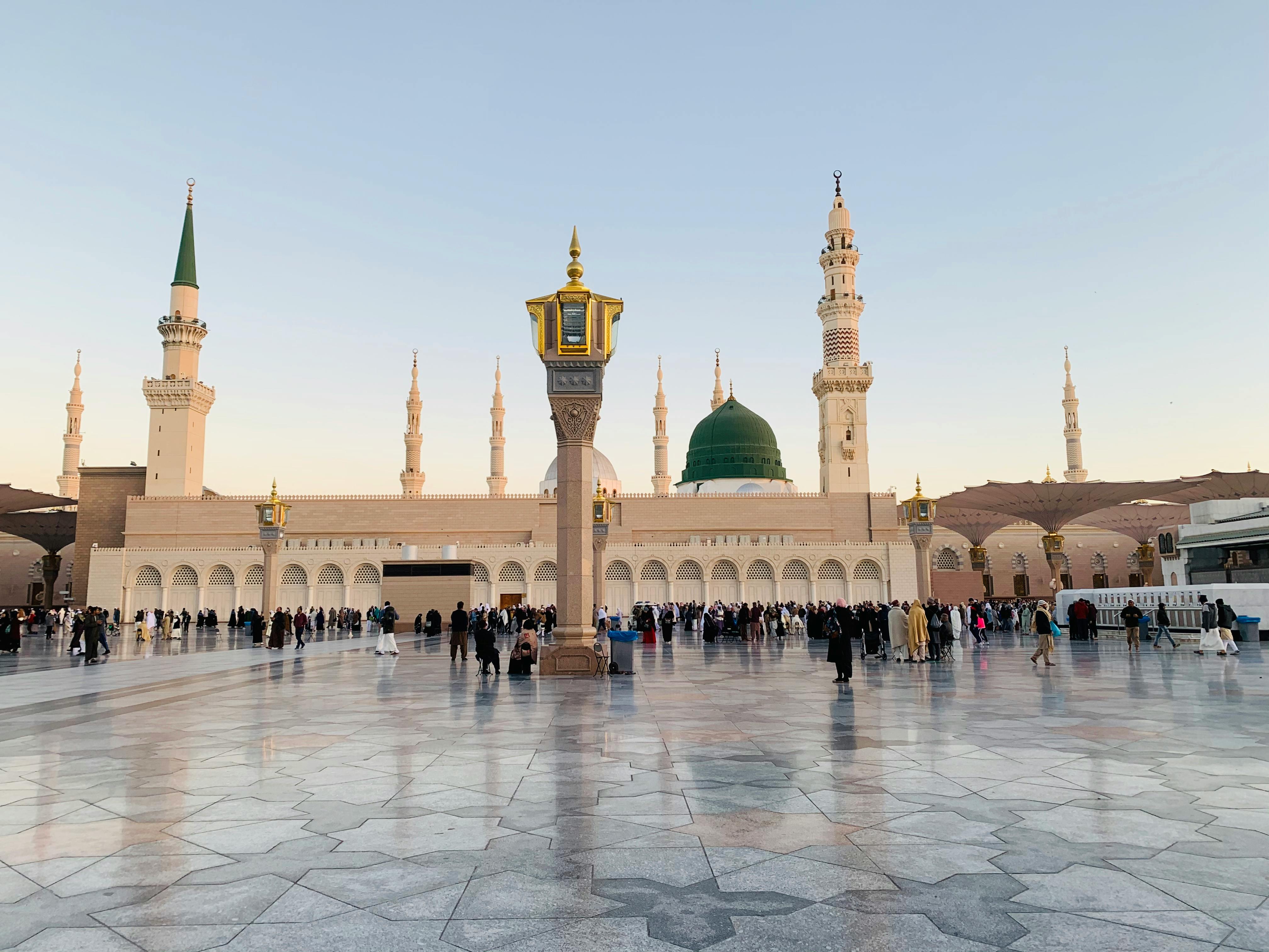 Free Stock Photo Of Grand Mosque, Madina, Masjid Nabwi